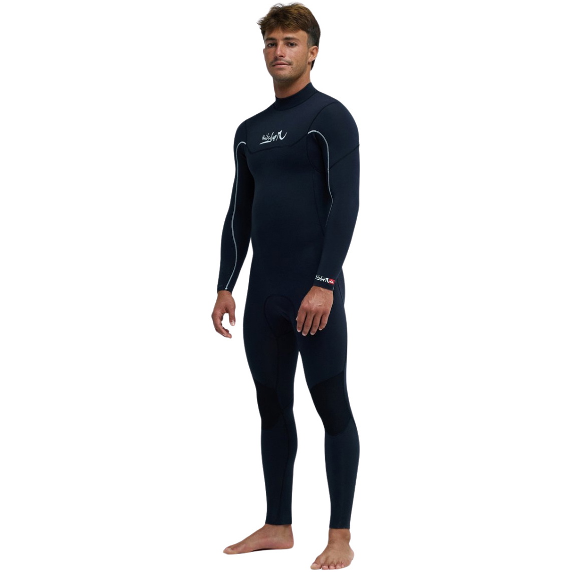2026 Quiksilver Mens Young Guns 4/3mm Back Zip Wetsuit EQYW103246 - Black
